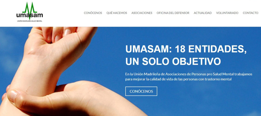 web UMASAM Salud Mental