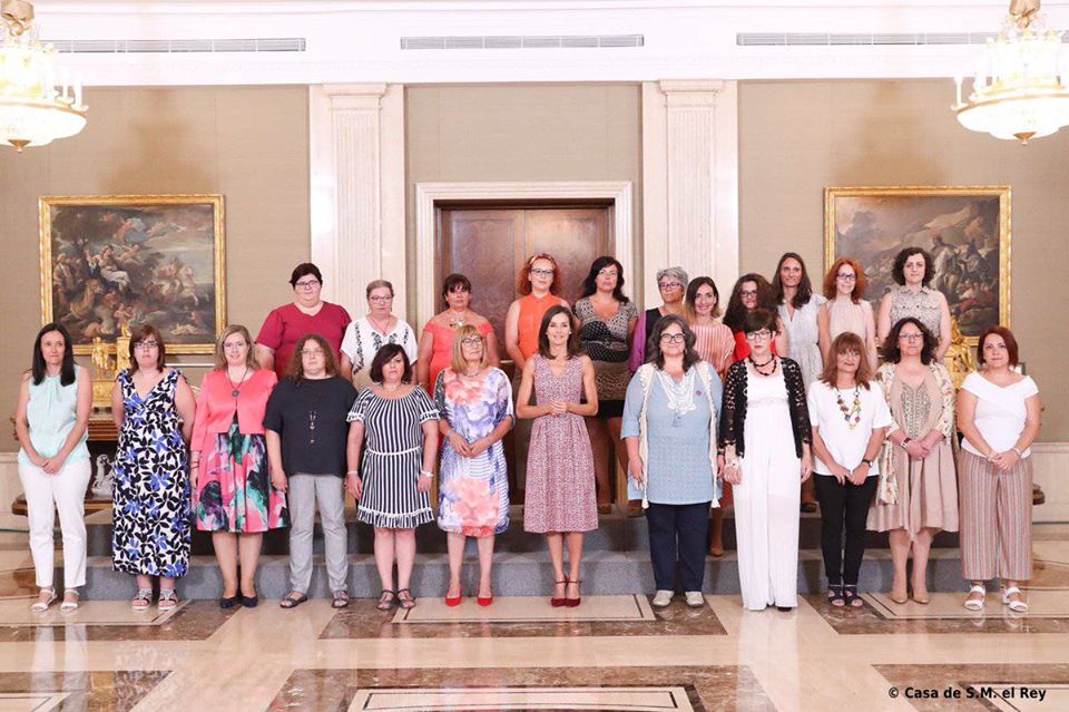 Reunión de la Red Estatal de Mujeres con la reina Letizia